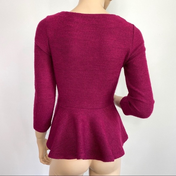 Dolce Vita Anthropologie Gem Drop Peplum top - Picture 6 of 16